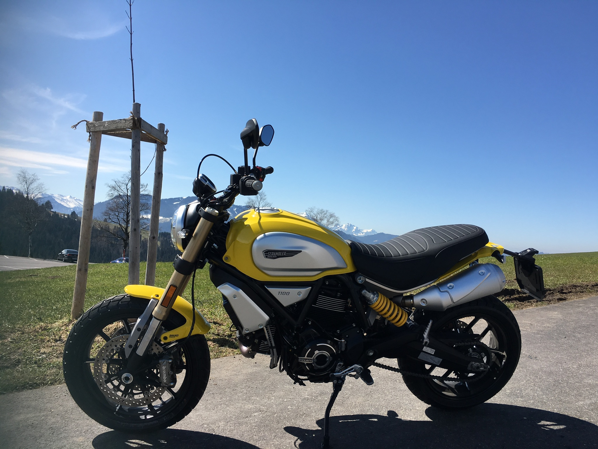 Erste „Scrambler“ Kilometer :D